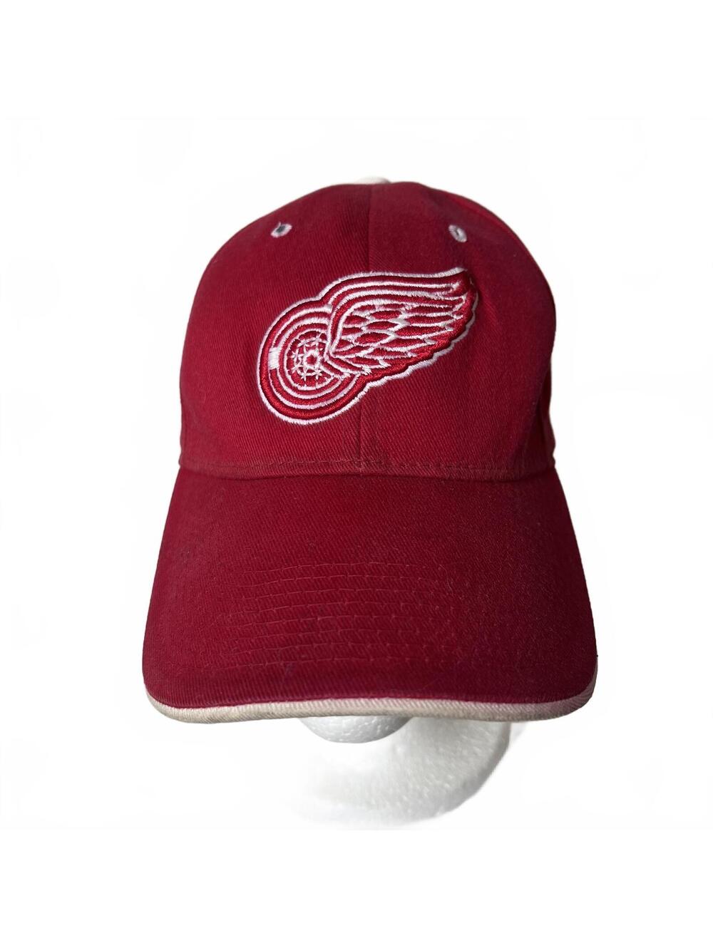 Detroit Red Wings NHL Red Cotton Strapback Baseball Cap One Size